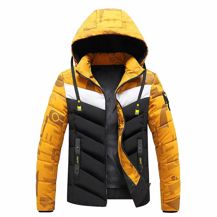 Mens windproof winter jacket