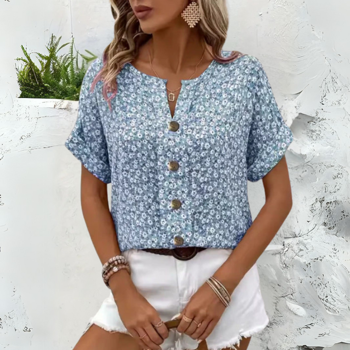 isabella™ | Stylish summer shirt with buttons
