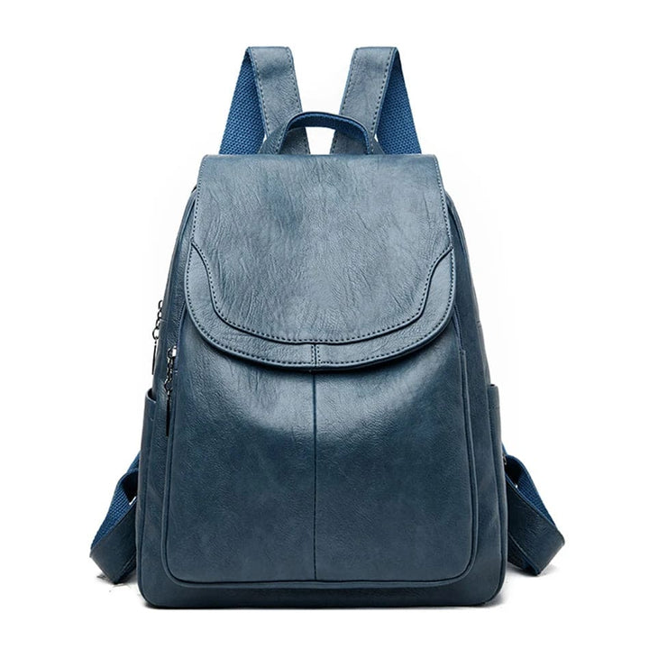 Women's Leather Backpack - Safe Stylish Organised Travel