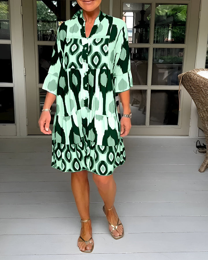 Mia | Midi Dress with Buttons