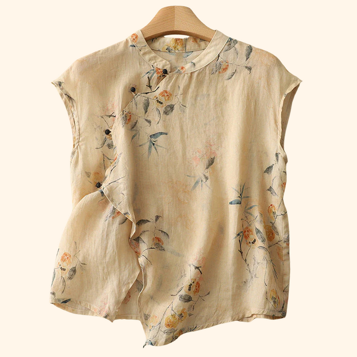 AMANDA - LINEN TOP