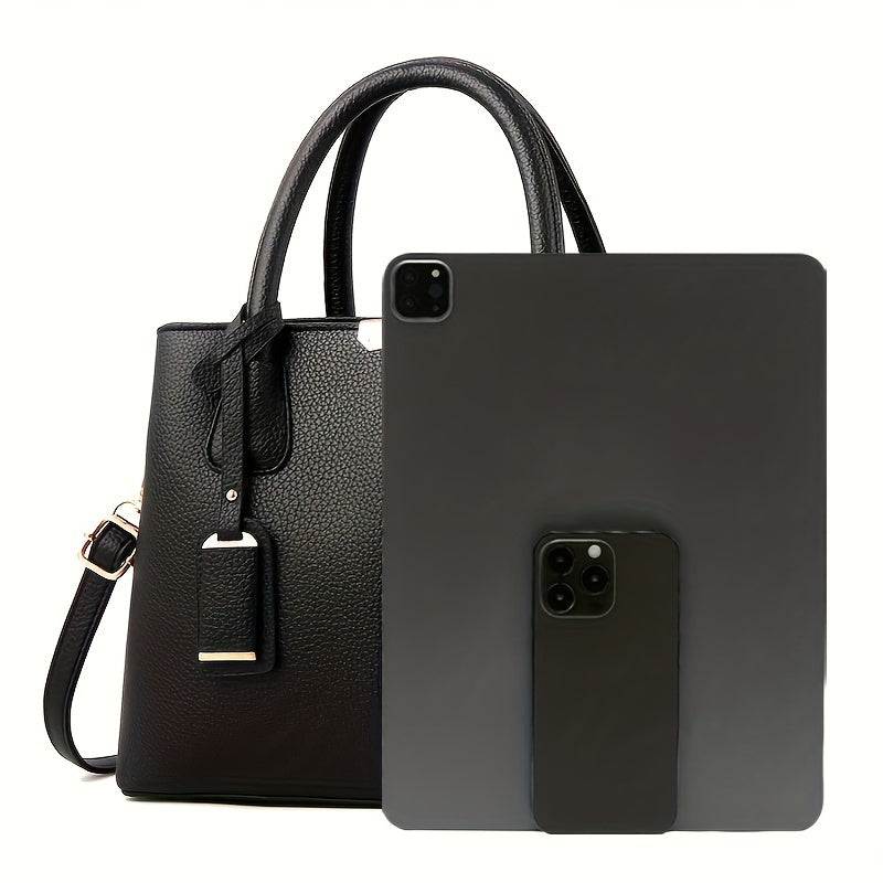 Leona - Spacious PU Leather Handbag for Women