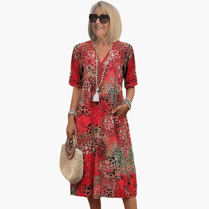 Colette™ | Vibrant Mid Dress