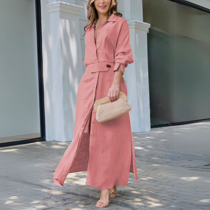 Alexandra™ | Elegant Maxi Dress with V-Neck