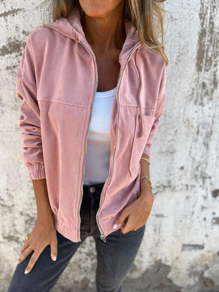 Isabella  Casual jacket with hood and zip