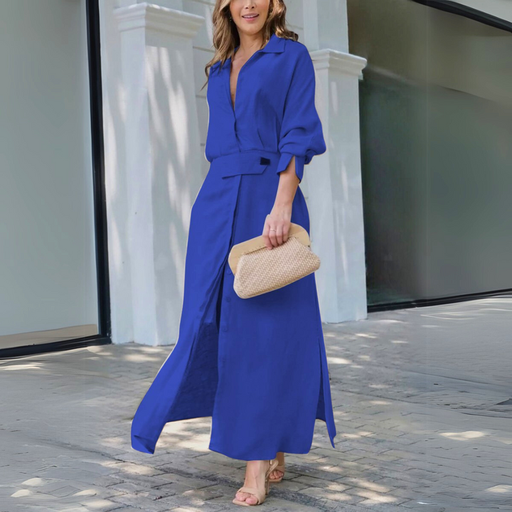 Alexandra™ | Elegant Maxi Dress with V-Neck