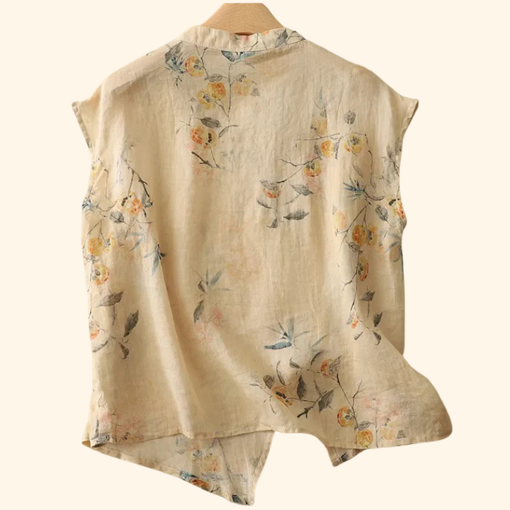 AMANDA - LINEN TOP