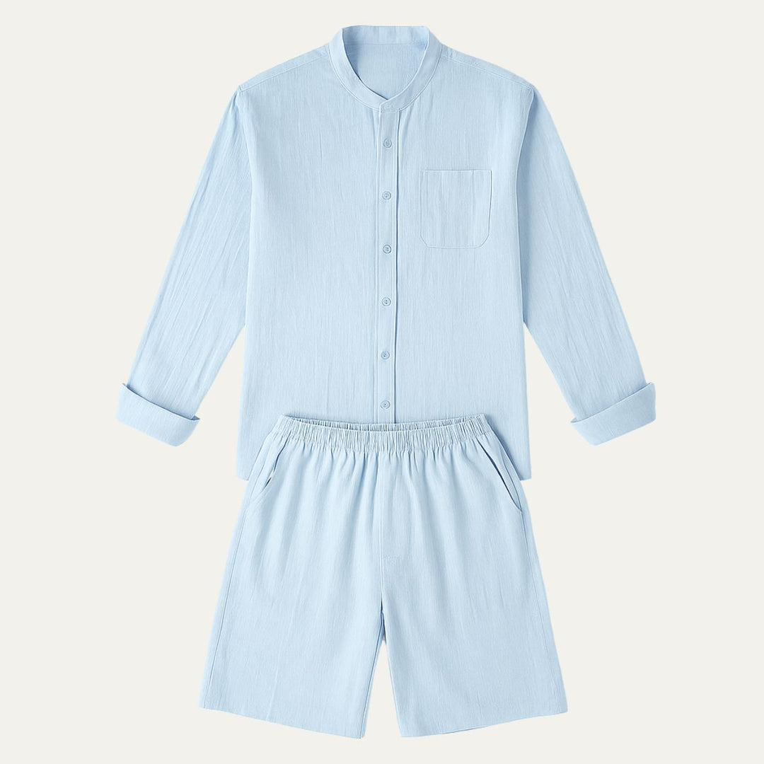The Algrave Linen Set – Summer Co Ord for Men