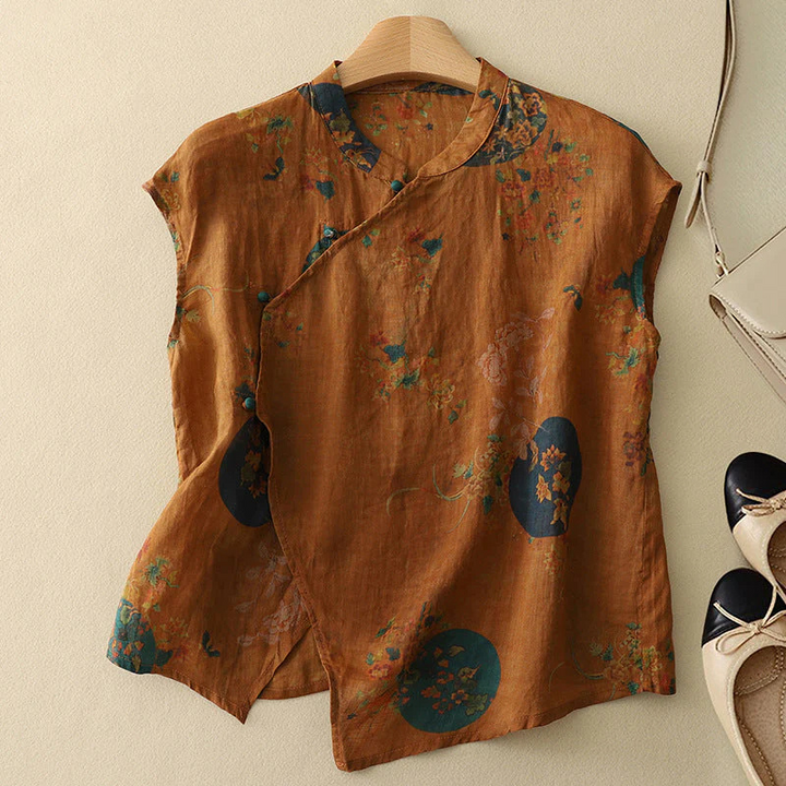 AMANDA - LINEN TOP