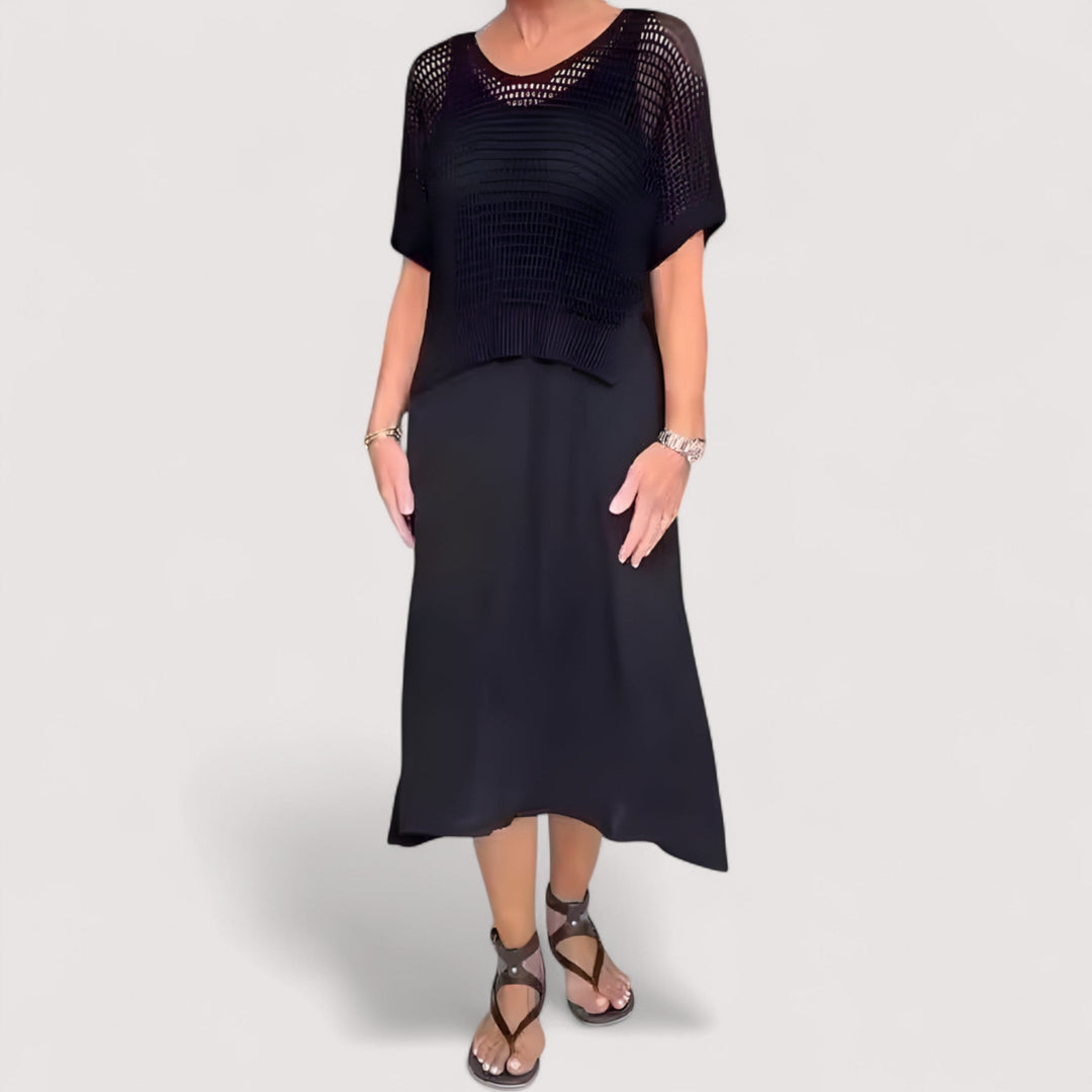 Eleanor™ | Summer Dress with Knitted Top
