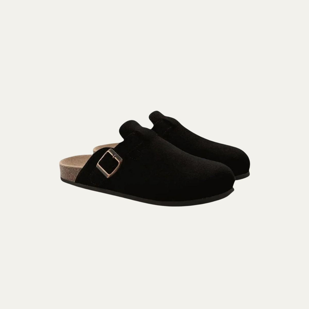 The Aristocrat Old Money Suede Clogs