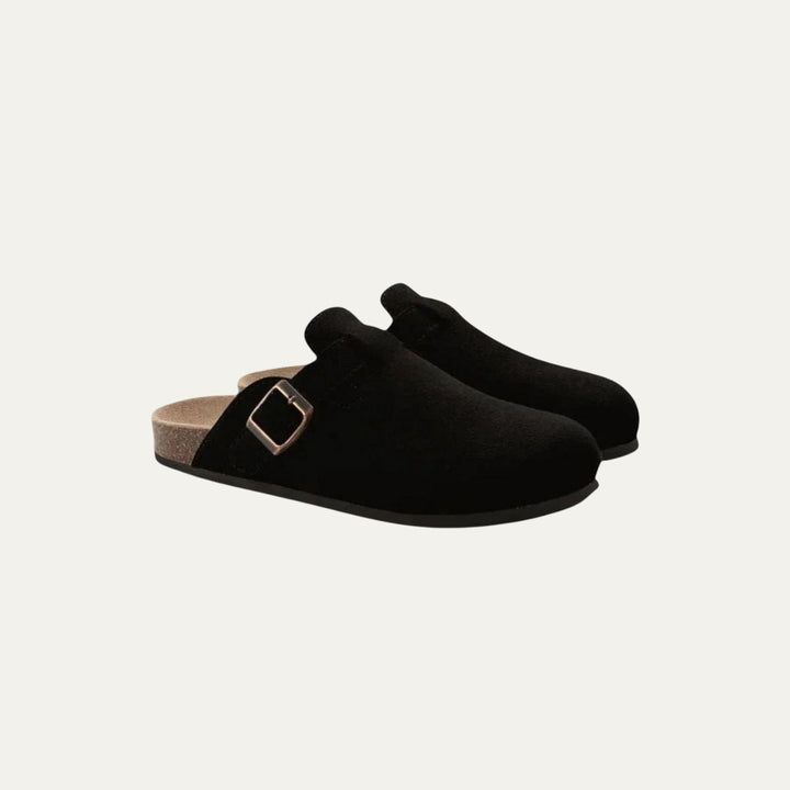 The Aristocrat Old Money Suede Clogs