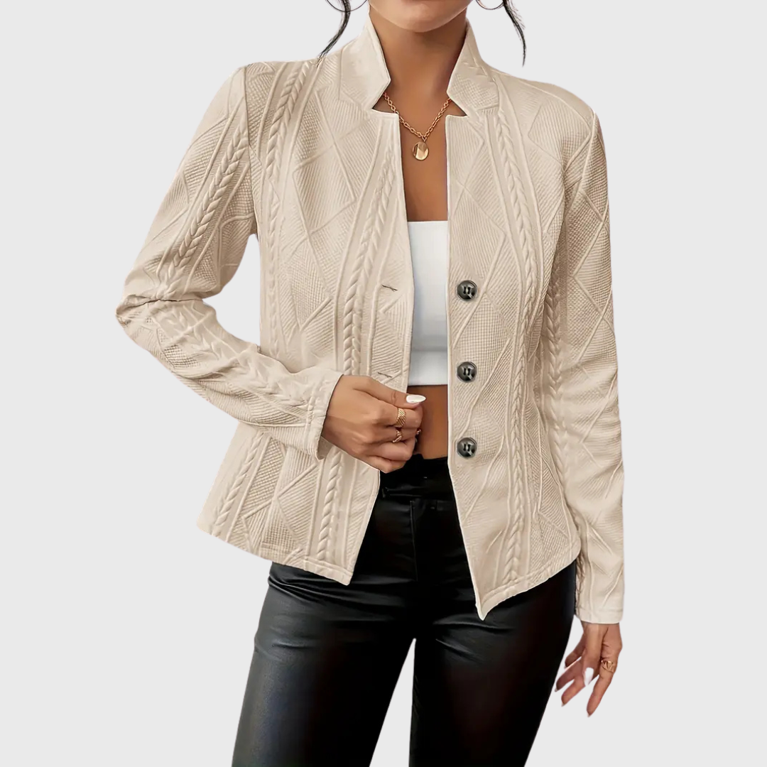 Chloe – Coat with Elegant Details