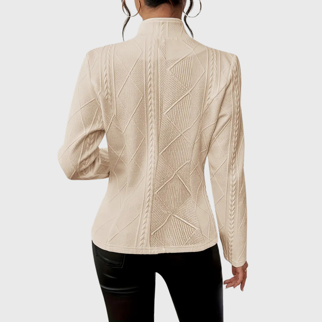 Chloe – Coat with Elegant Details