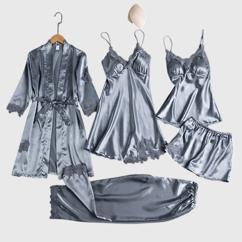 Arabella - Women's 5-Piece Nightwear Set