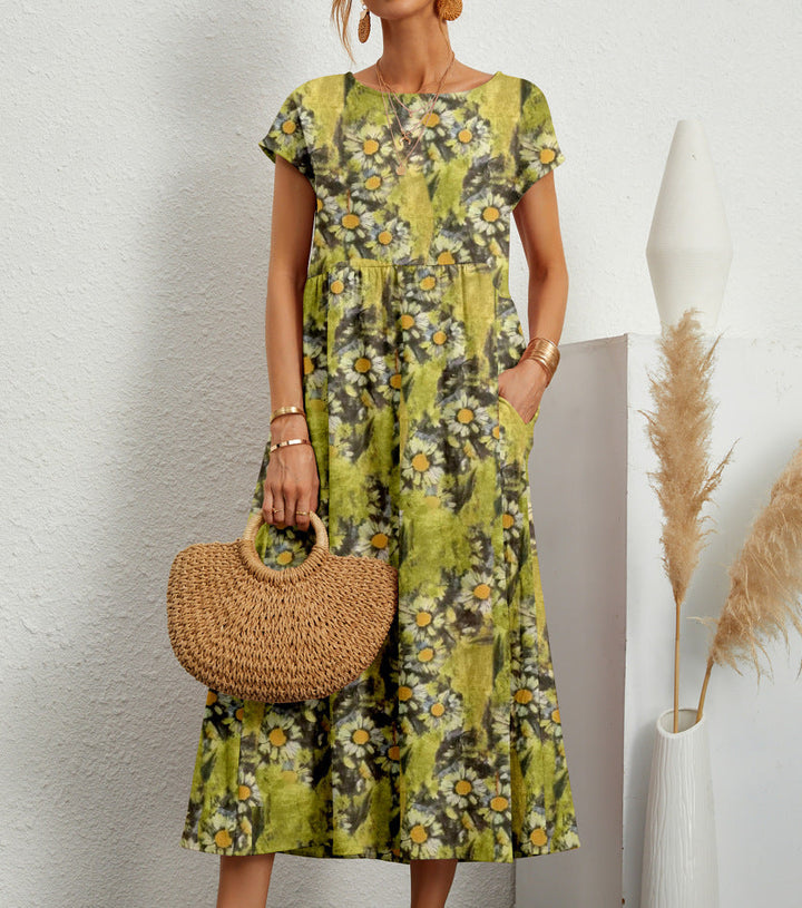 Isabella™ Floral Print Midi Dress
