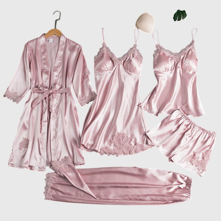 Arabella - Women's 5-Piece Nightwear Set