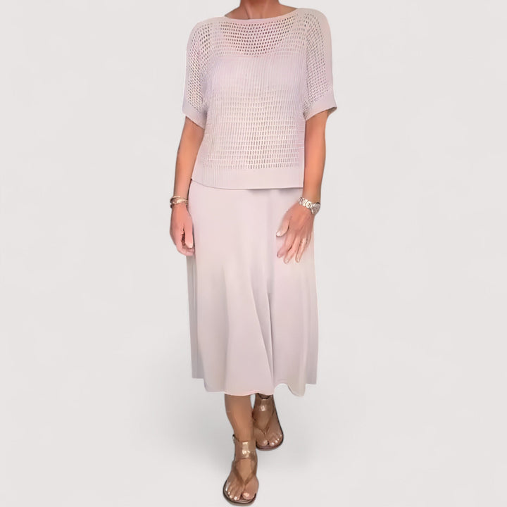 Eleanor™ | Summer Dress with Knitted Top