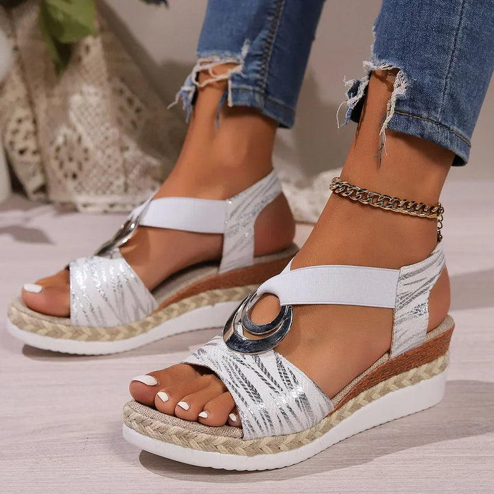 Theodora – Printed Orthopaedic Sandals