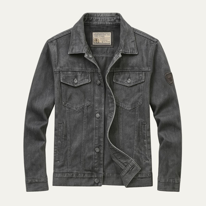 The Vintage Suede Cargo Jacket for Men — Lightweight Outdoor Style