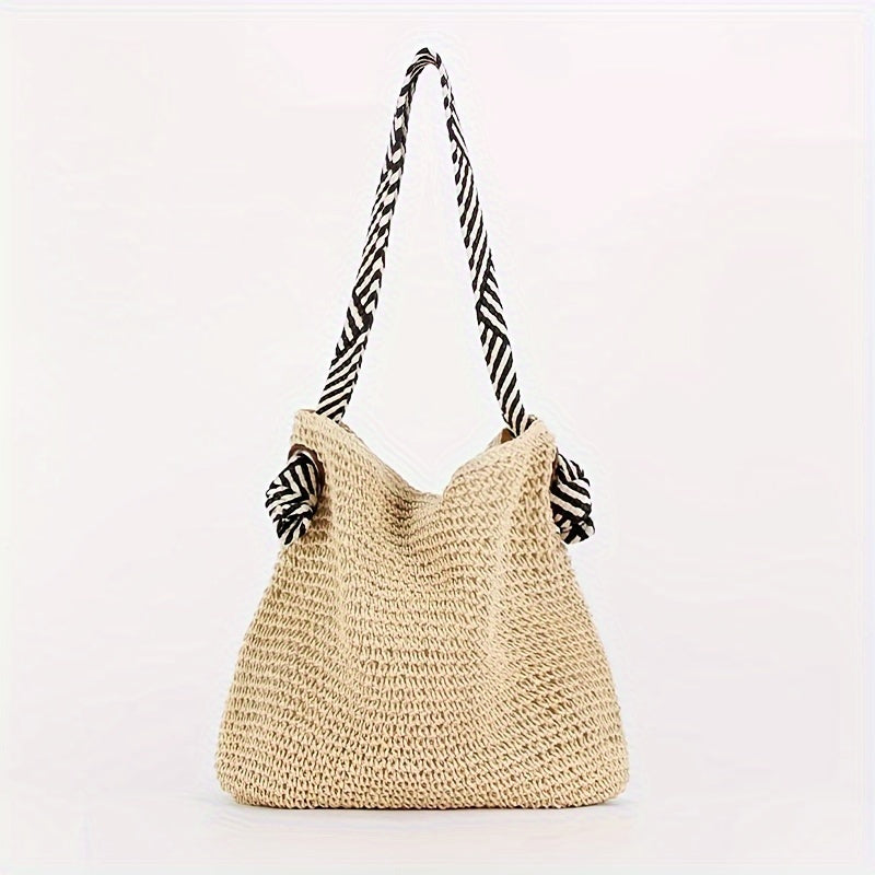 Charlotte™ – Handwoven Boho-Chic Carryall Tote