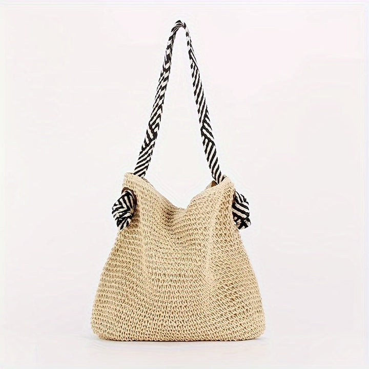Charlotte™ – Handwoven Boho-Chic Carryall Tote