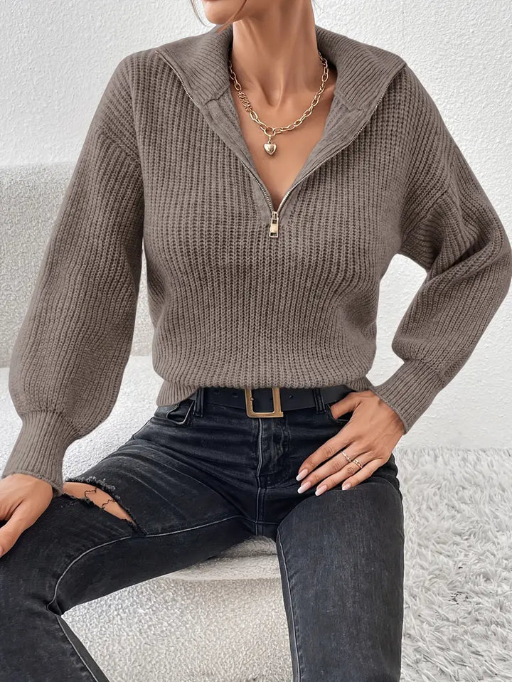 Norma | Cozy Zip Sweater for Women