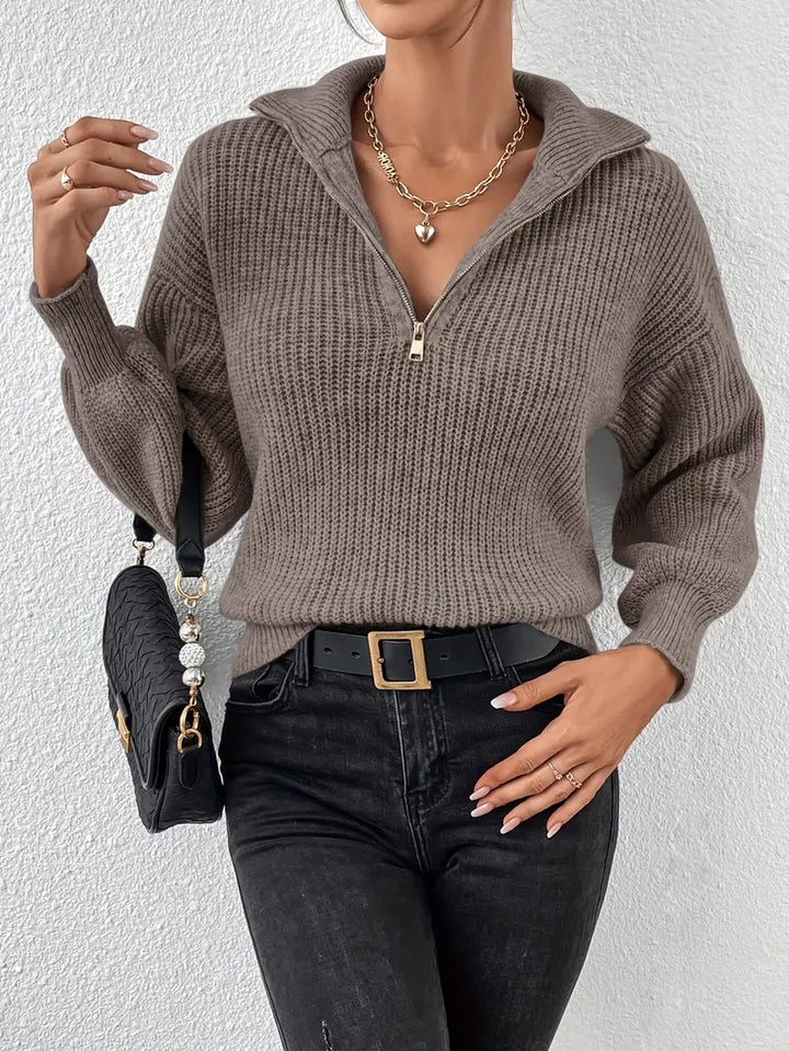 Norma | Cozy Zip Sweater for Women
