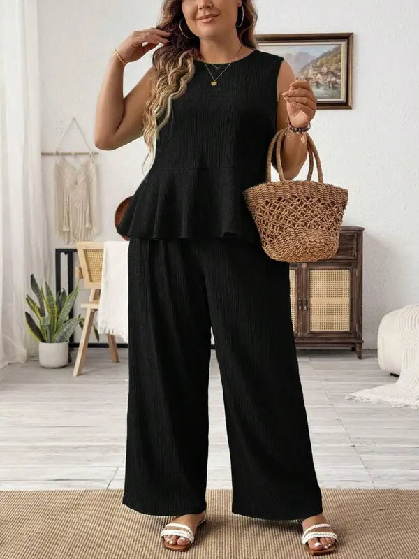 KAMILLE™ – Lightweight Summer Casual Two-Piece Outfit