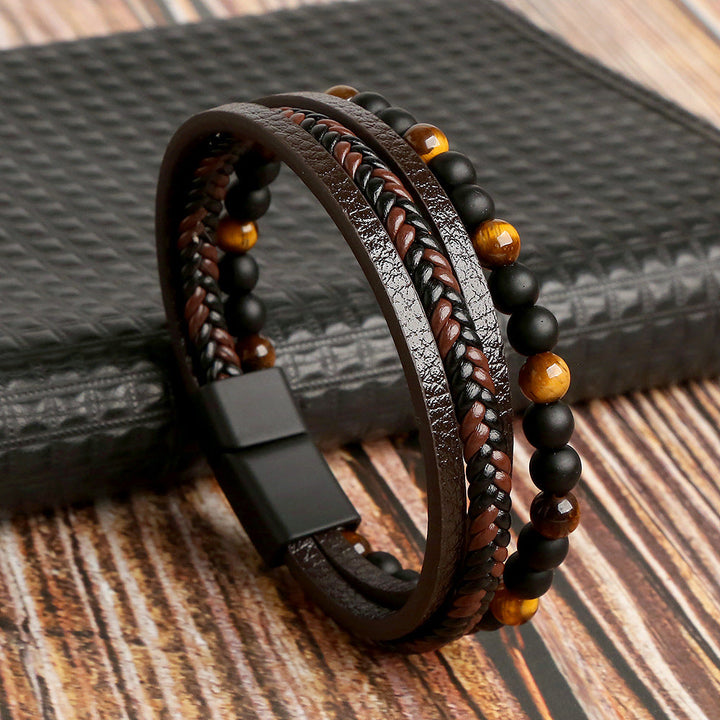 Dylan - Stylish Leather Bracelet Set for Men