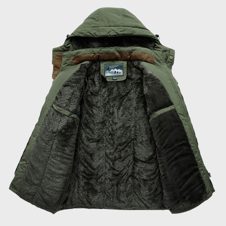 Adrian Men's Hooded Waterproof Winter Jacket | Ponty
