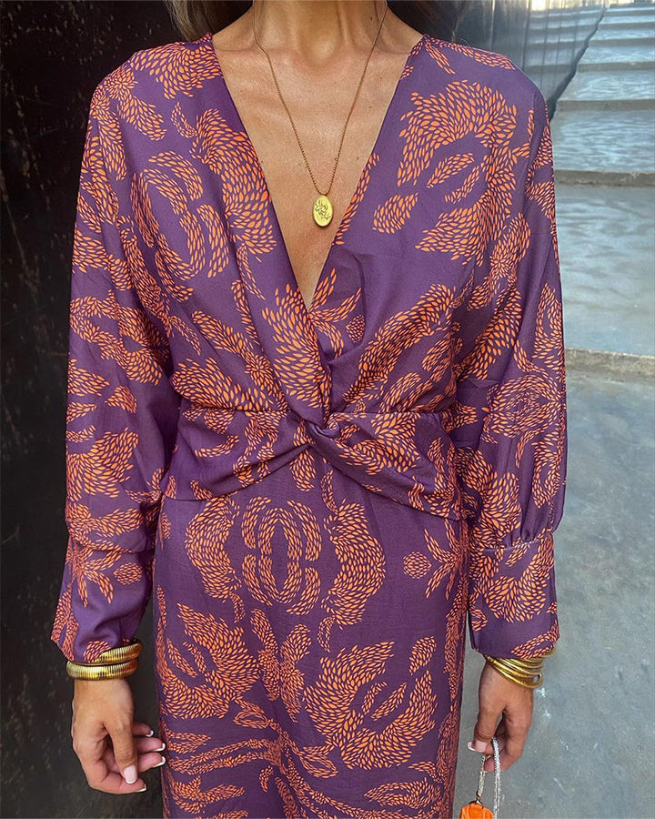 Isabella™ Elegant Knot-Front Dress