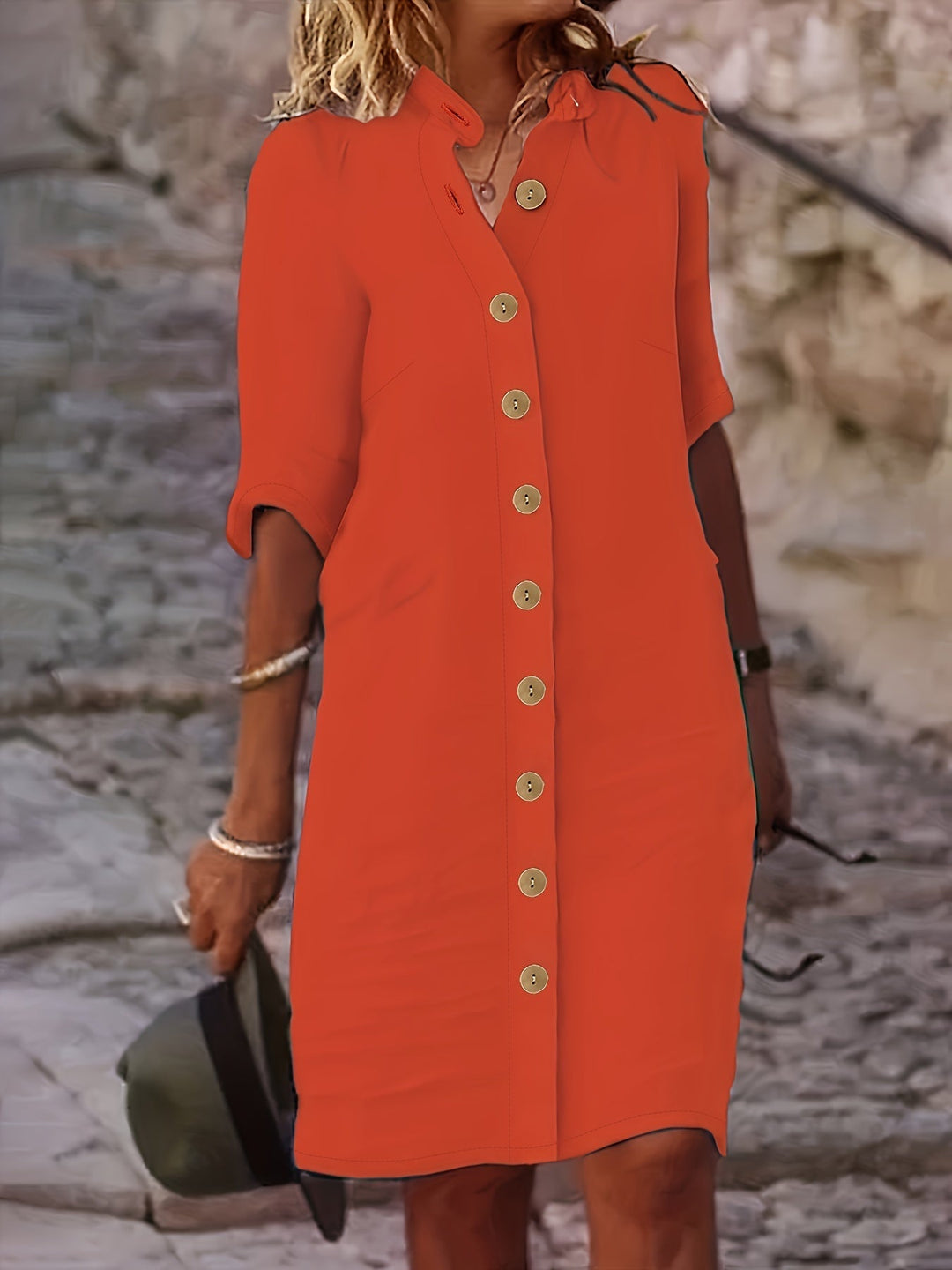 Isabella™ Button-Down Shirt Dress