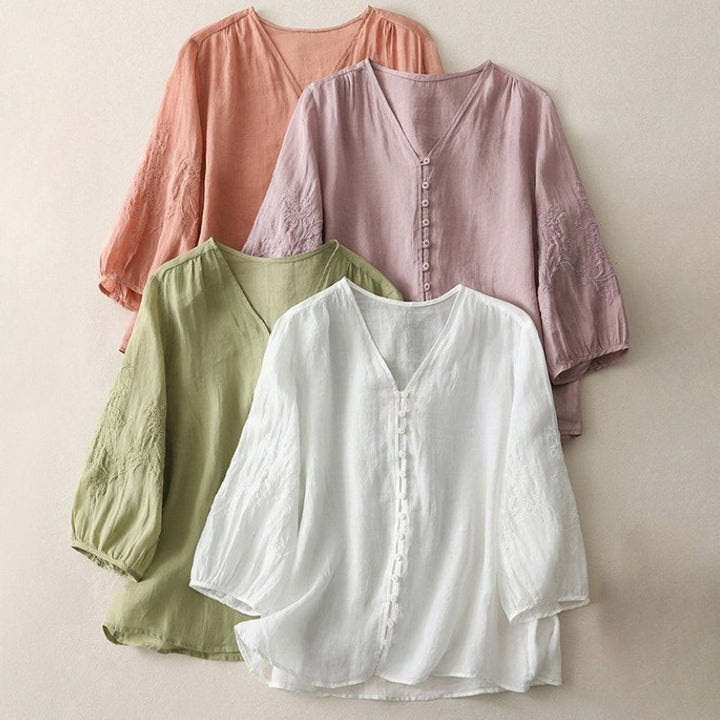 Renna – Linen Blouse