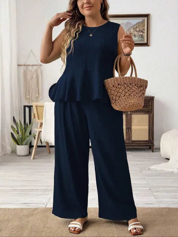 KAMILLE™ – Lightweight Summer Casual Two-Piece Outfit