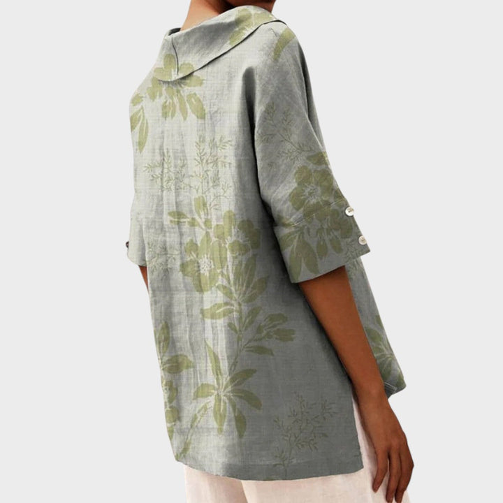 Olivia – Elegant Linen Top
