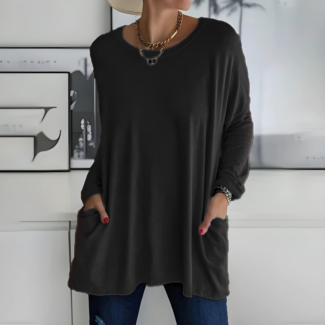 Daisy | Relaxed Long Sleeve Top