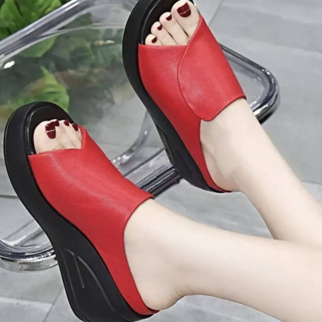 Elizabeth™ – Orthopedic Slip-on Wedge Sandals