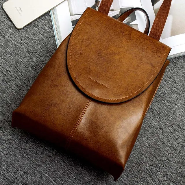 Miranda - Stylish Leather Backpack for Women