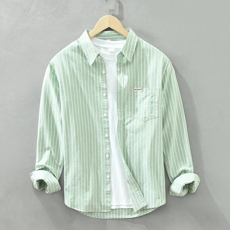 EDWARD™ | Striped Shirt in Premium Linen
