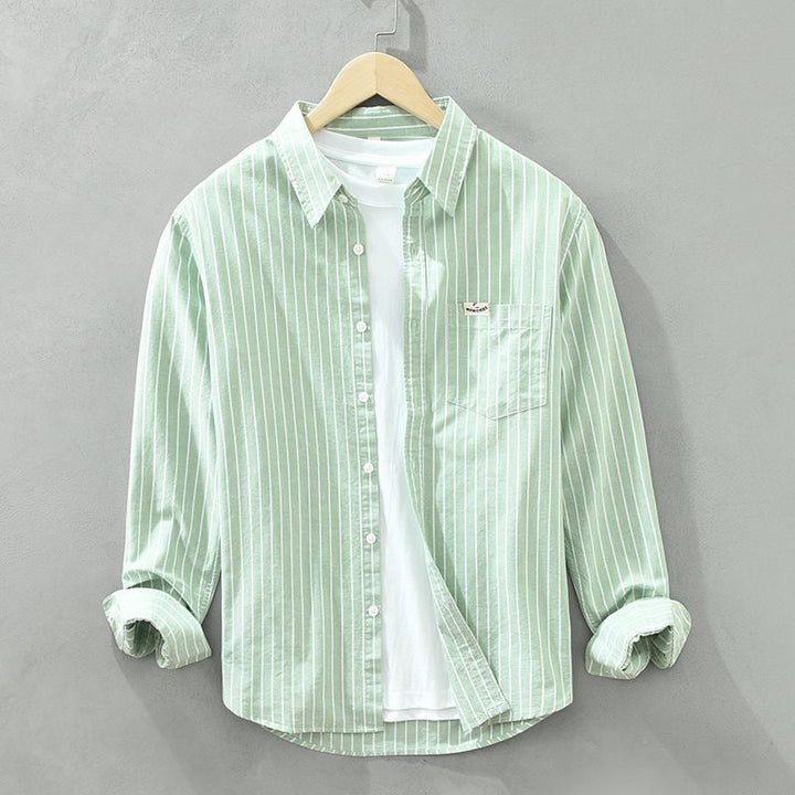 EDWARD™ | Striped Shirt in Premium Linen