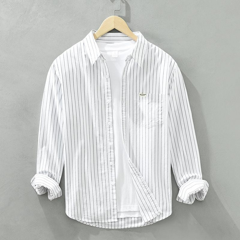 EDWARD™ | Striped Shirt in Premium Linen