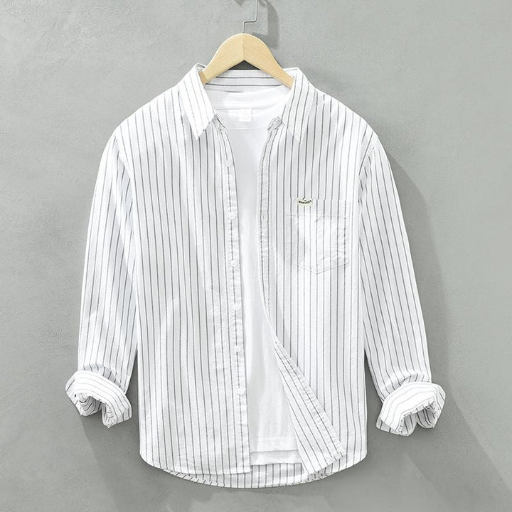 EDWARD™ | Striped Shirt in Premium Linen