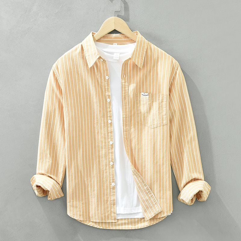EDWARD™ | Striped Shirt in Premium Linen