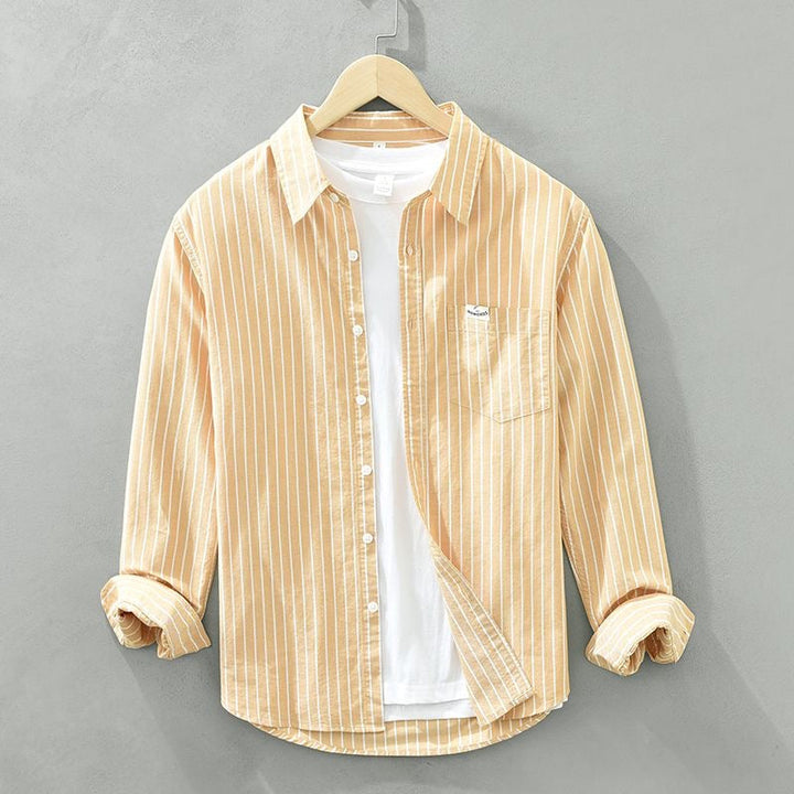 EDWARD™ | Striped Shirt in Premium Linen