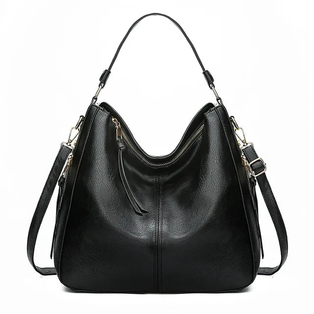 Macy - Stylish Large Leather Tote Bag for Women