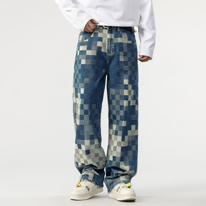 MOSAIC DENIM JEANS