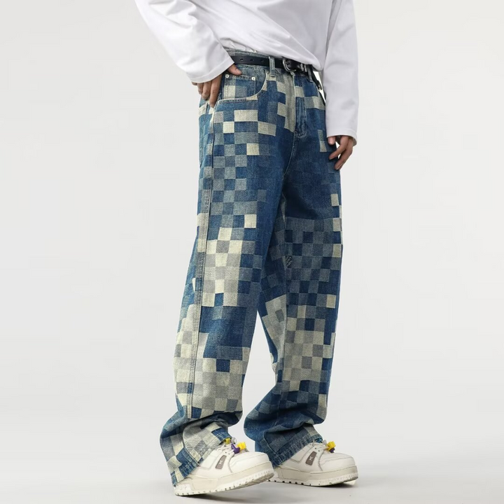 MOSAIC DENIM JEANS