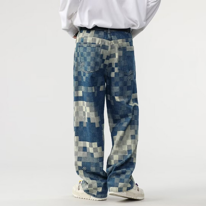 MOSAIC DENIM JEANS
