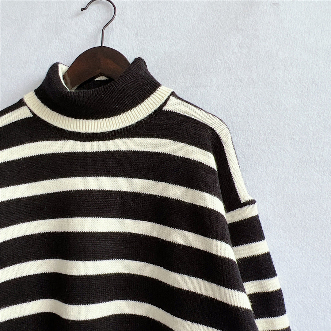 Cara | Striped Knit Sweater for Comfort and Style